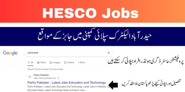 HESCO Jobs 2024